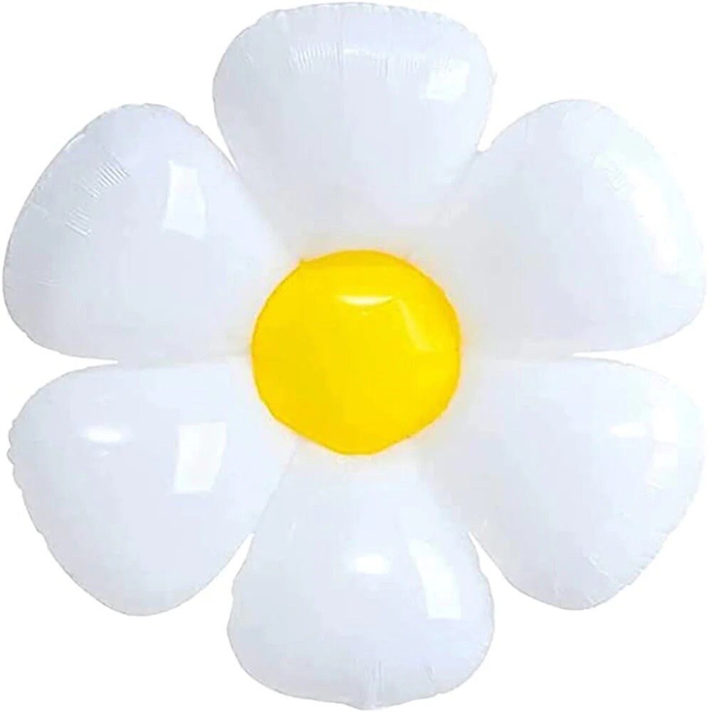 Daisy Balloon | Daisy Flower | Boho Daisy Flower Balloon | Flower Balloons | White Flower| Retro Daisy Balloon | Large Daisy Balloon | Daisy