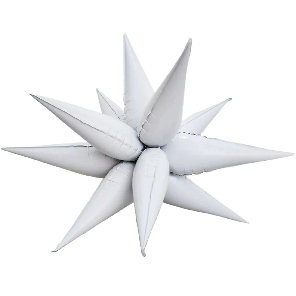 Rose Gold Star Burst Balloons | 3D Starburst Balloons | Star Balloons | Star Burst Balloon Air Fill | Pink garland | Bride Party Decorations