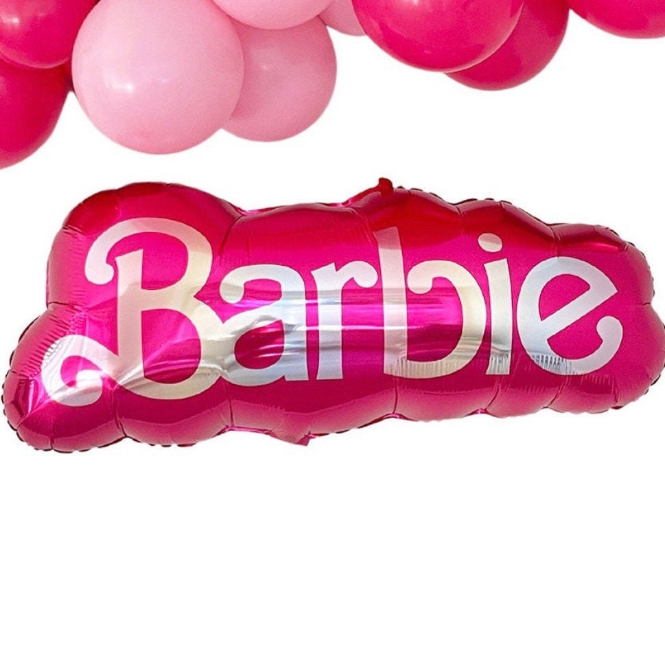 Barbie Balloons | Barbie Stars Balloon Bouquet | Malibu Barbie Helium Balloons | Malibu Beach Barbie Balloons | Barbie Party Decorations