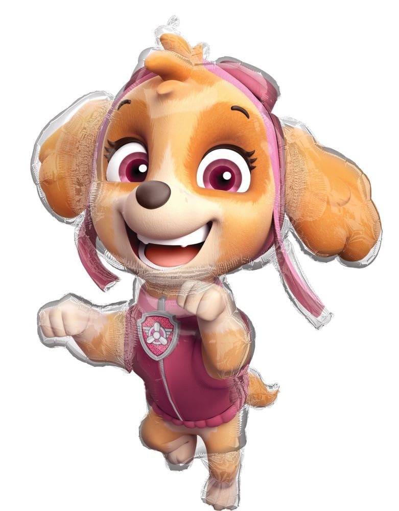 24" PAW PATROL-CHASE (Air-Fill Only) | Paw Patrol Balloons | Chase Paw Patrol Foil Balloon Bouquet | Paw Patrol party supplies and decor