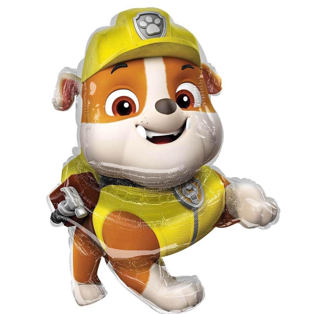 Unique Paw Patrol Birthday decorations | 38" Paw Patrol Chase | Paw Patrol party supplies | PAW Patrol Foil Balloon Bouquet | Chase | Rubble