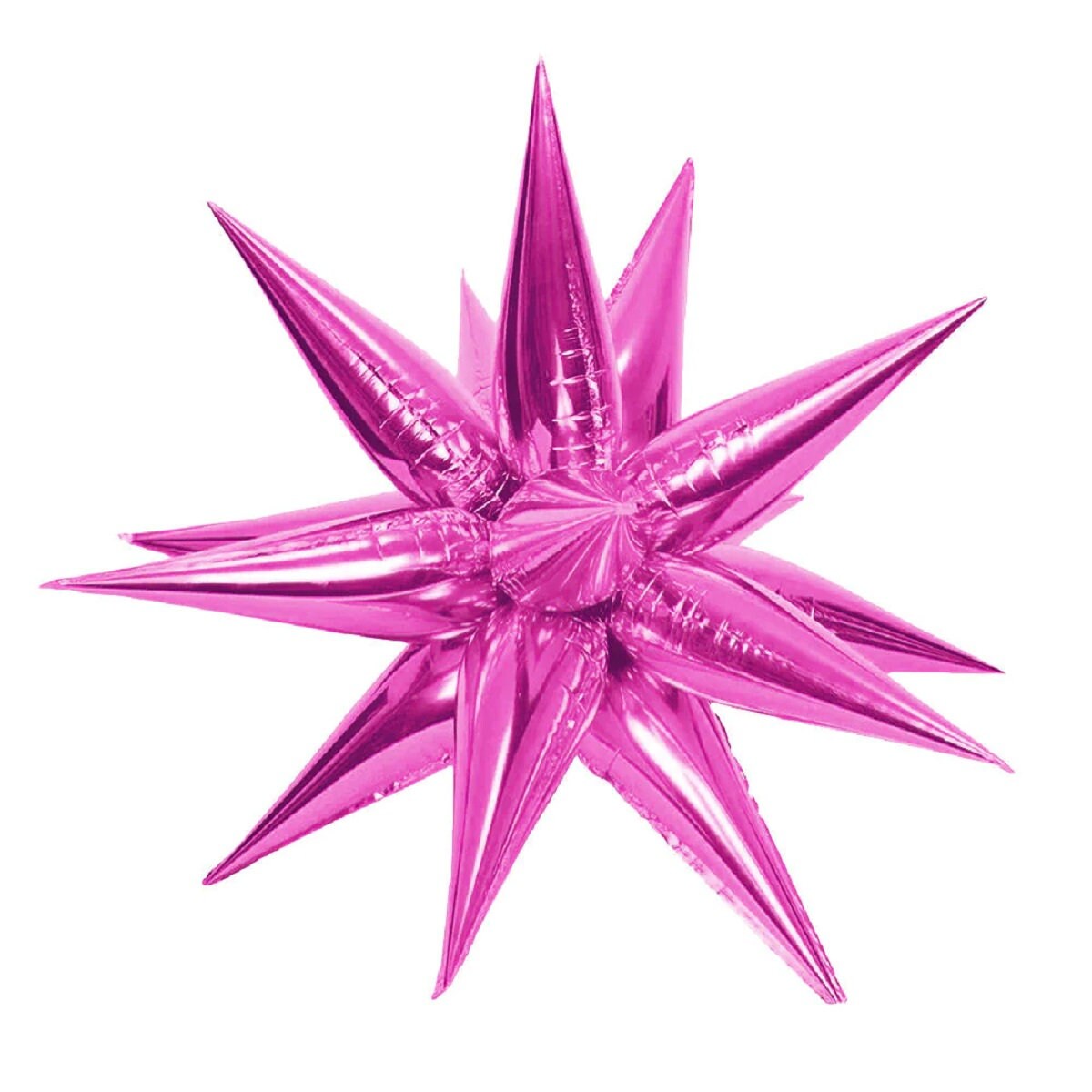 Rose Gold Star Burst Balloons | 3D Starburst Balloons | Star Balloons | Star Burst Balloon Air Fill | Pink garland | Bride Party Decorations