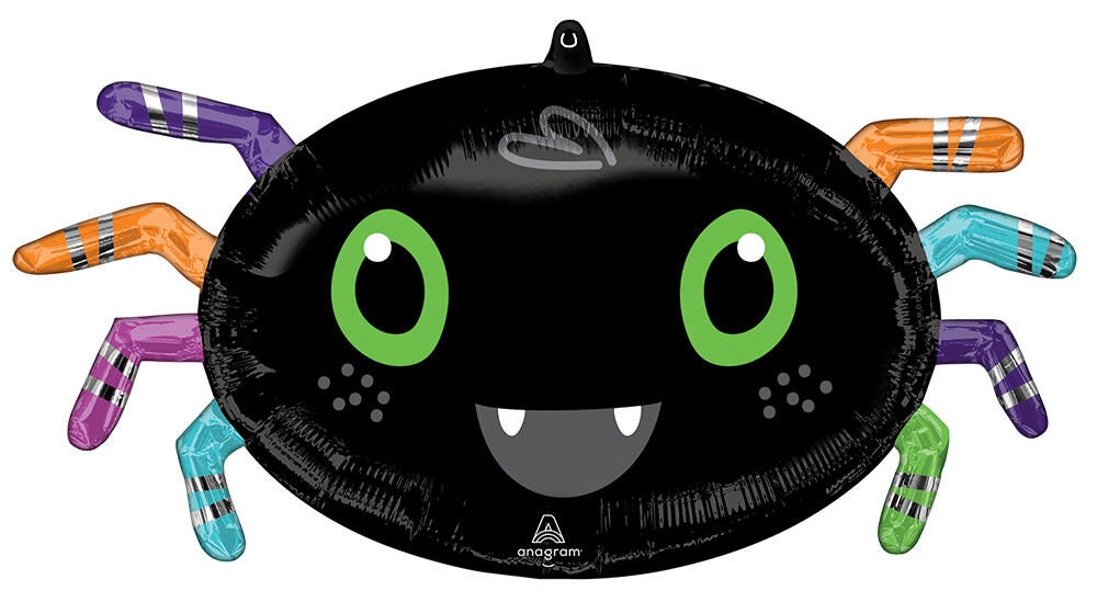 44" Halloween Spider Cauldron | Fun Spooky GHOST & PUMPKIN AIRLOONZ | Halloween party decorations and supplies | Halloween Balloons