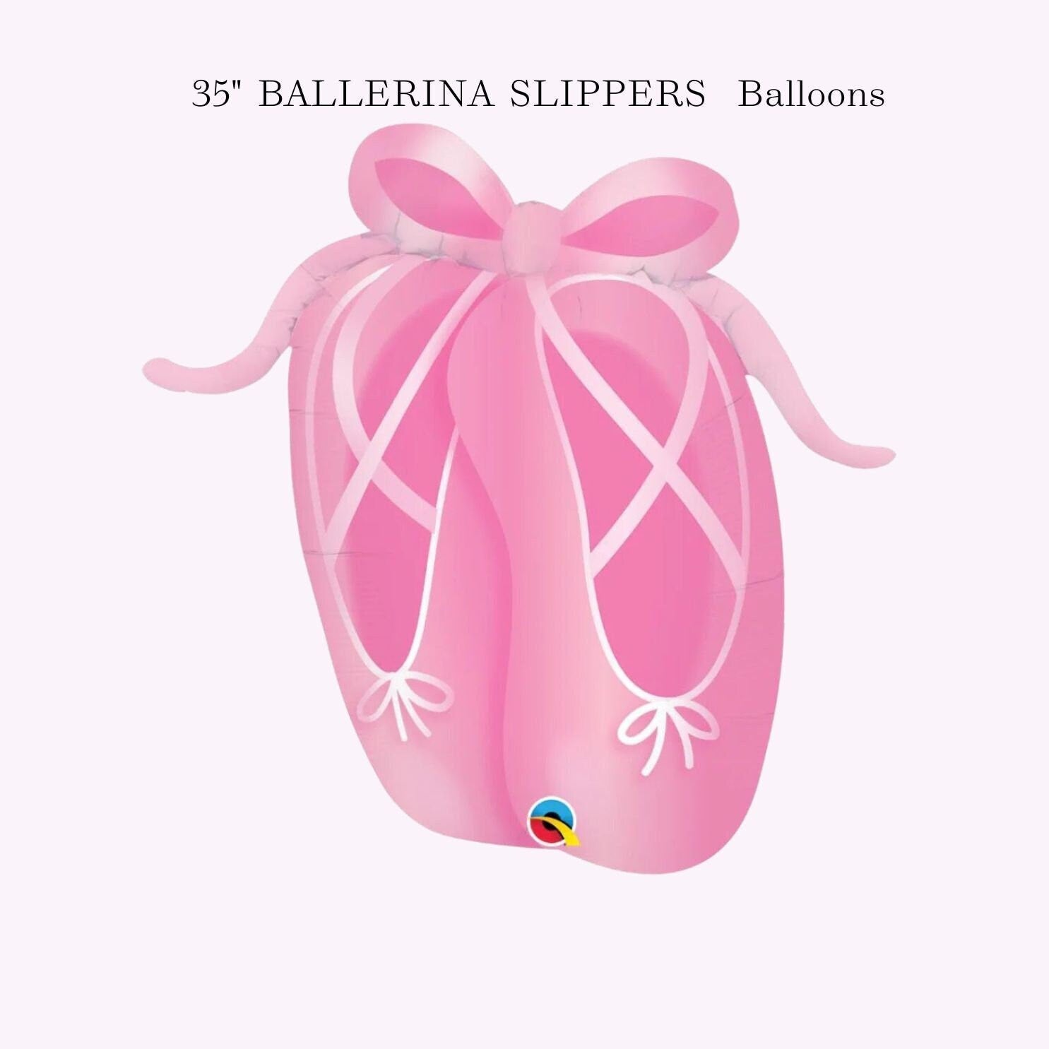 BALLERINA SLIPPERS 35" Balloons | Ballet slippers Balloon | Ballerina decorations