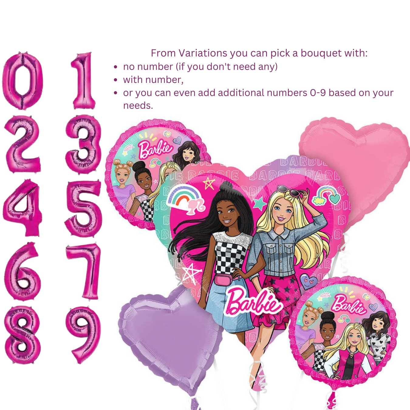 Barbie Dream Together Balloon, Anagram Licensed | Kids Barbie Barbie Balloon | Barbie Decorations | Barbie Party supplies | Barbie banner