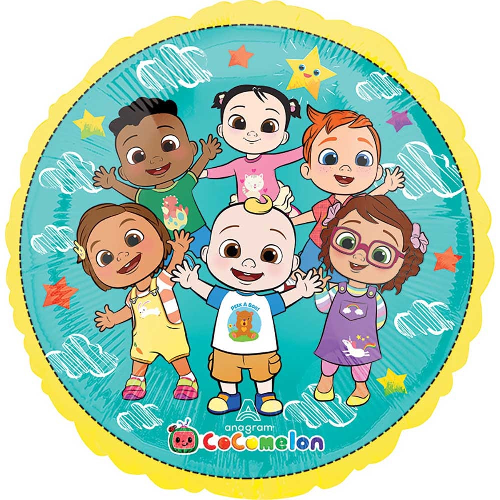 Anagram CoComelon Foil Balloon, 28" | CoComelon Balloon | CoComelon Party decorations and supplies | CoComelon birthday | Toddler birthday