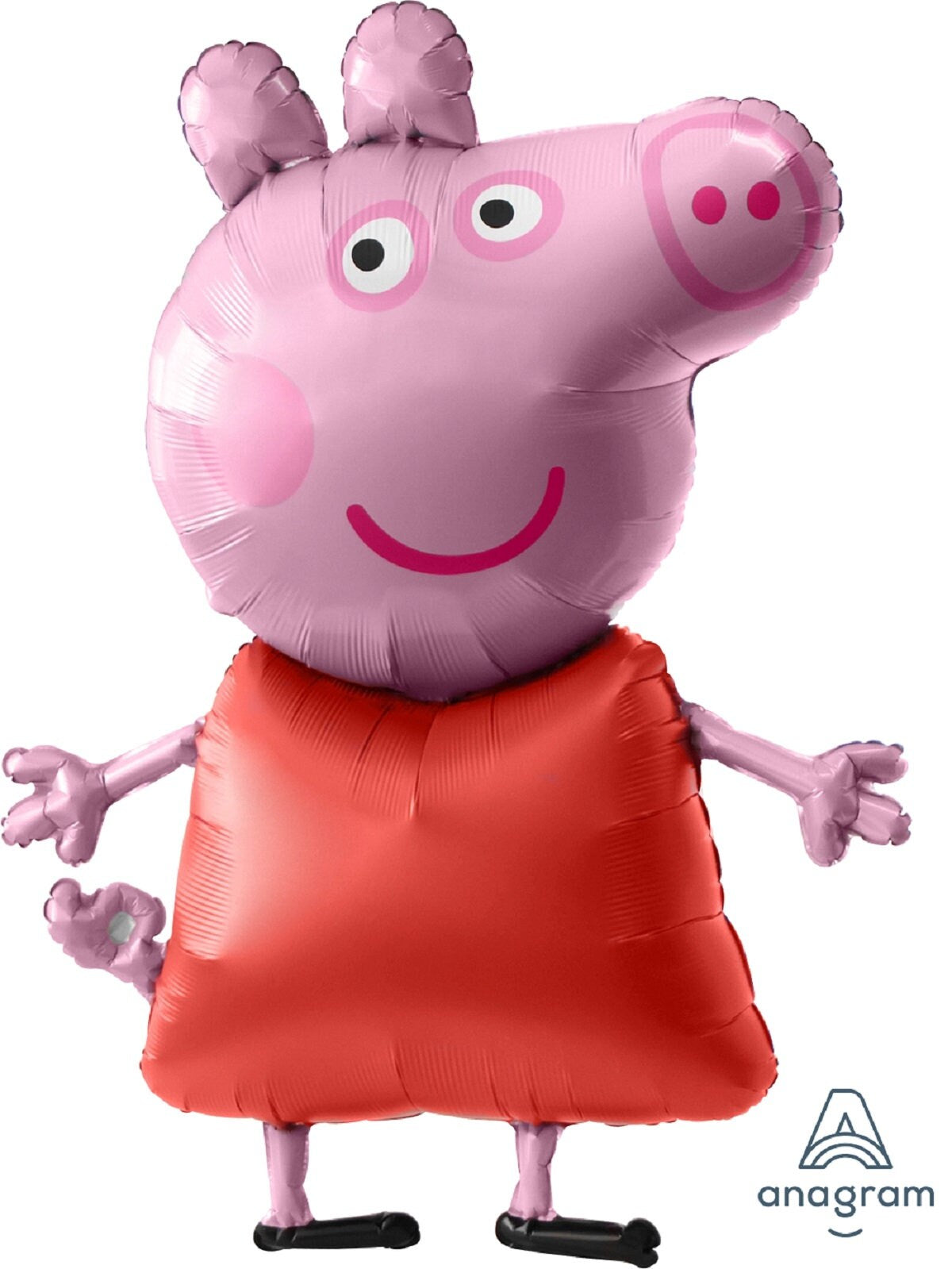 George Pig Balloons Anagram Licensed | 22" Peppa Pig Air-Fill | Peppa Pig Birthday | Peppa Pig Party Decorations | Toddler birthday