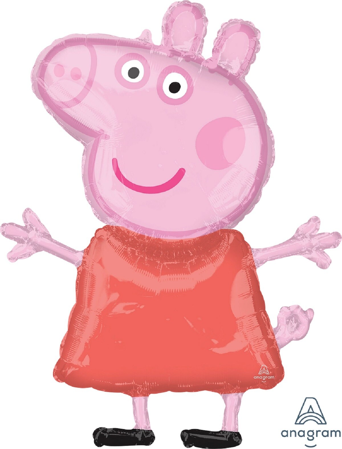 George Pig Balloons Anagram Licensed | 22" Peppa Pig Air-Fill | Peppa Pig Birthday | Peppa Pig Party Decorations | Toddler birthday