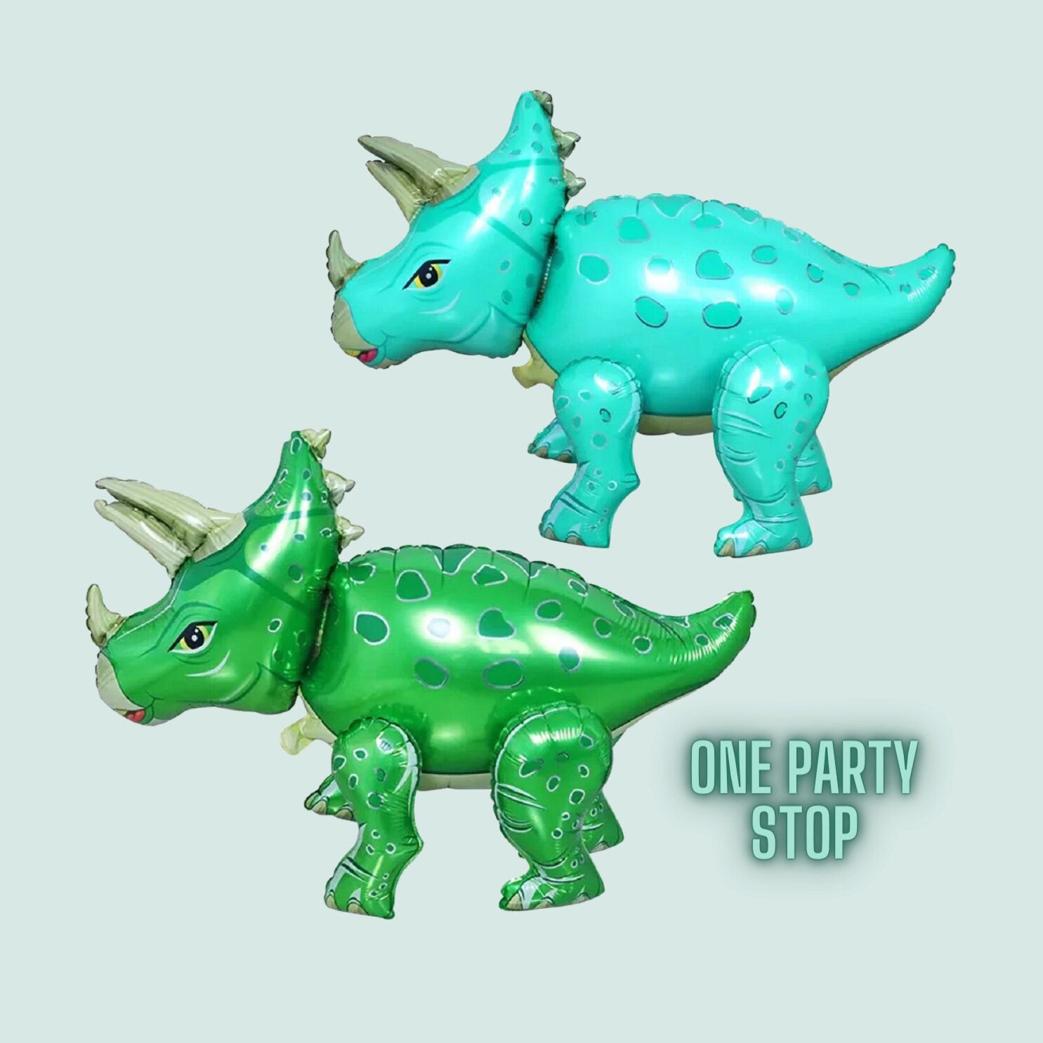 36" 4D TRICERATOPS Balloon | Triceratops | Dinosaurs Decorations | Dinosaurs Party Decor | Cute baby Dinosaur | Kids Dino Birthday