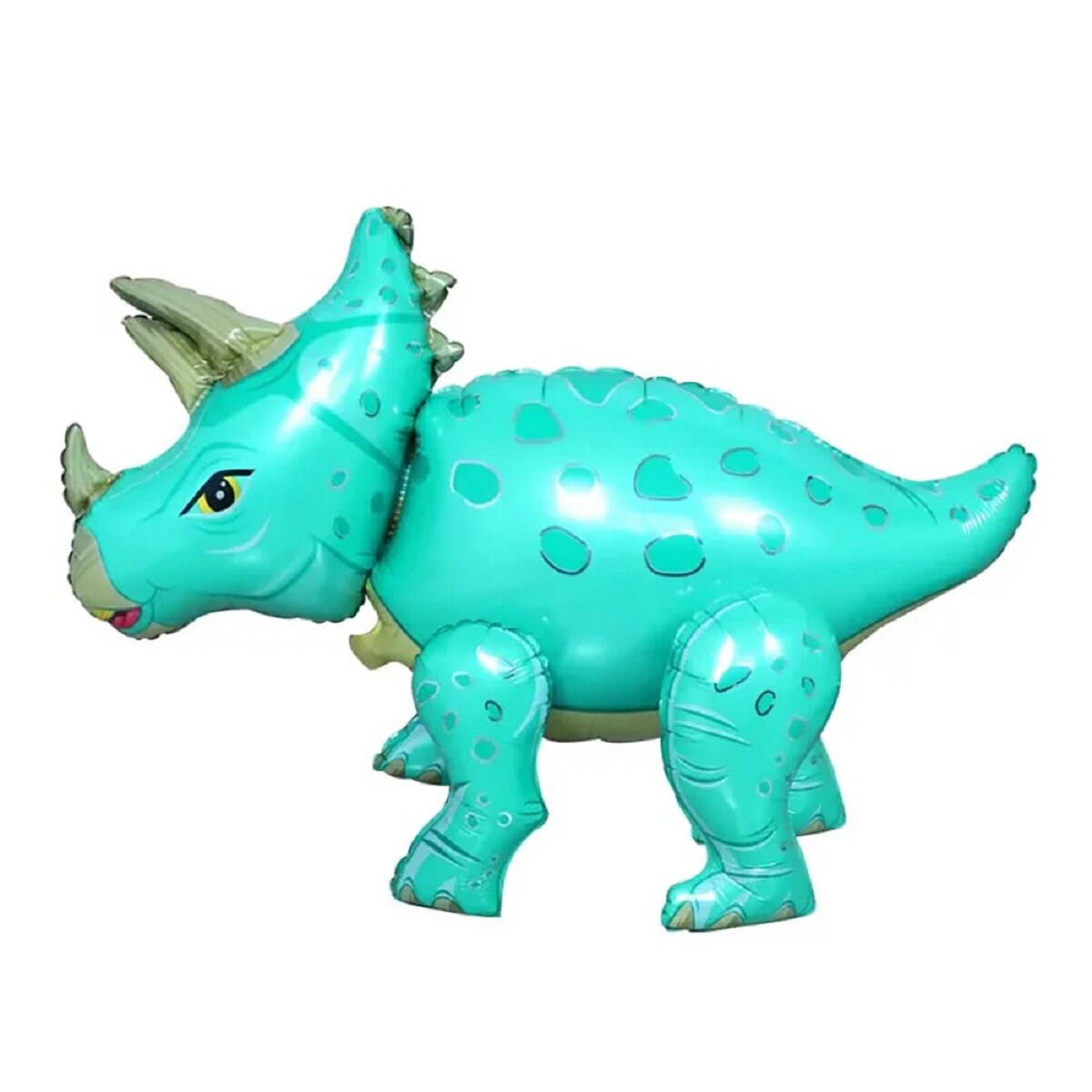 36" 4D TRICERATOPS Balloon | Triceratops | Dinosaurs Decorations | Dinosaurs Party Decor | Cute baby Dinosaur | Kids Dino Birthday