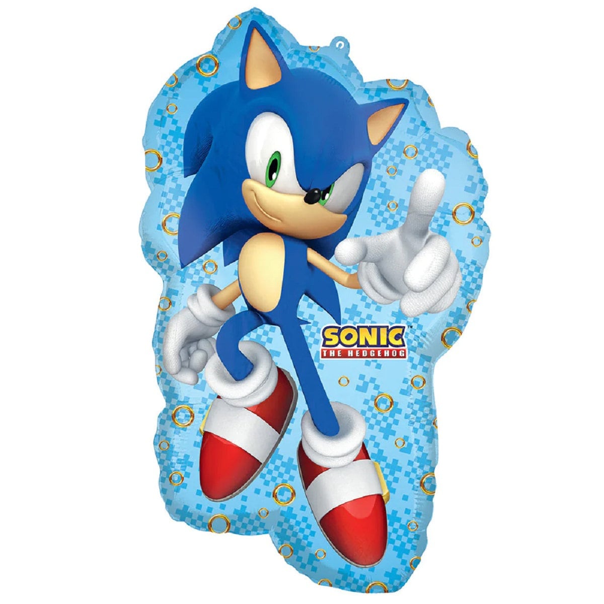 Sonic Balloon | Sonic Mylar Balloon Bouquet, 5pc | Sonic the Hedgehog 2 Birthday | Sonic decorations and party supplies | Sonic birthday