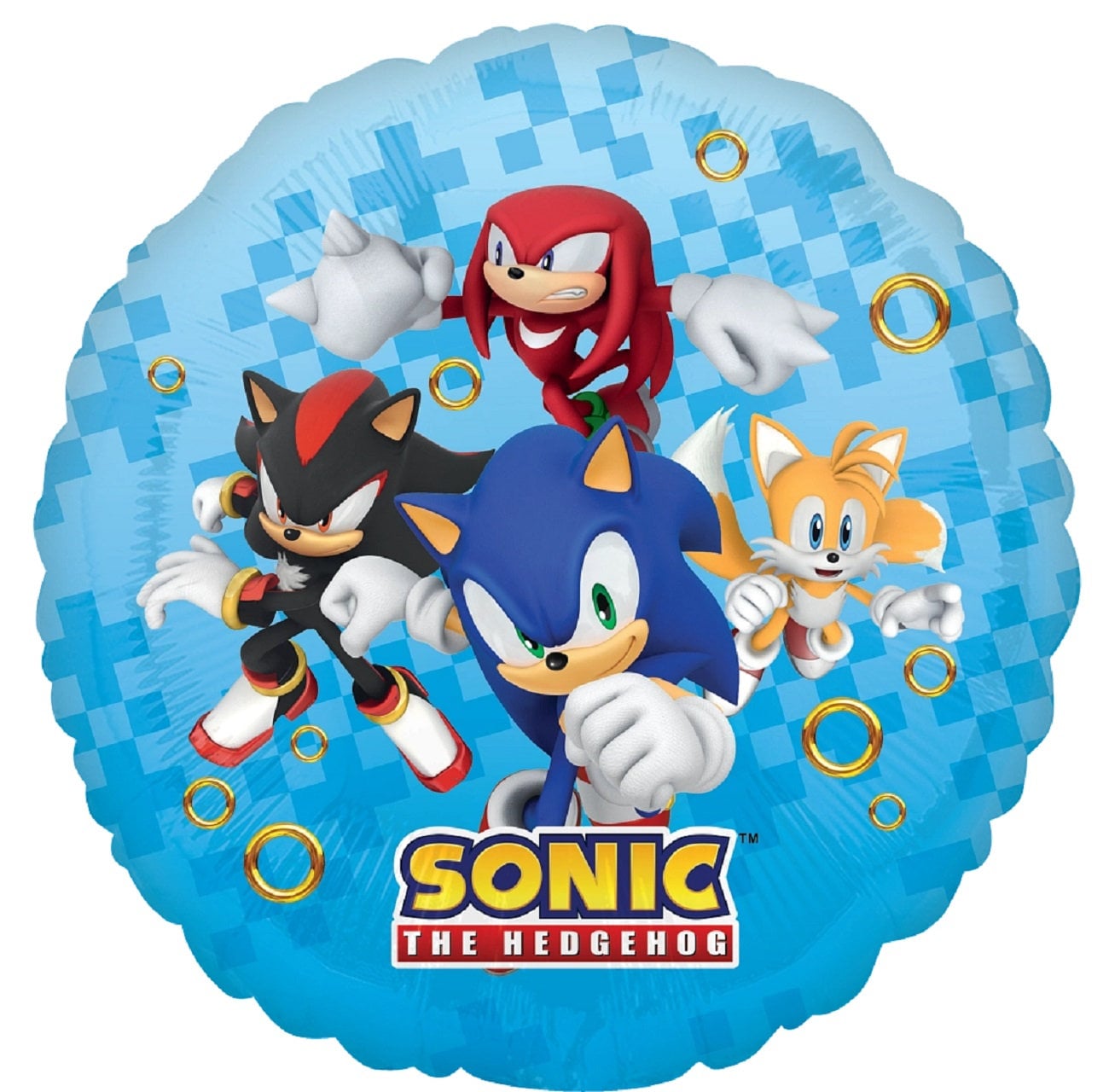 Sonic Party Supplies | Sonic Mylar Balloon Bouquet, 5pc | Sonic the Hedgehog 2 Birthday Balloons | Sonic decorations | Sonic birthday