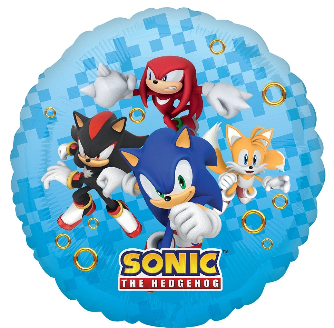 Sonic Balloon | Sonic Mylar Balloon Bouquet, 5pc | Sonic the Hedgehog 2 Birthday | Sonic decorations and party supplies | Sonic birthday
