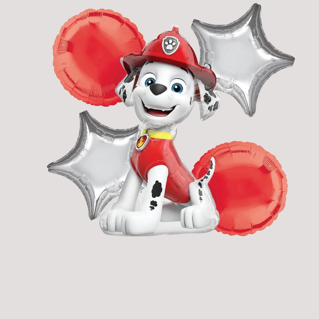 Anagram Licensed | Paw Patrol Marshall Balloon Bouquet, 5pc | Paw Patrol Balloons | Paw Patrol Birthday | Paw Patrol decorations | Marshall