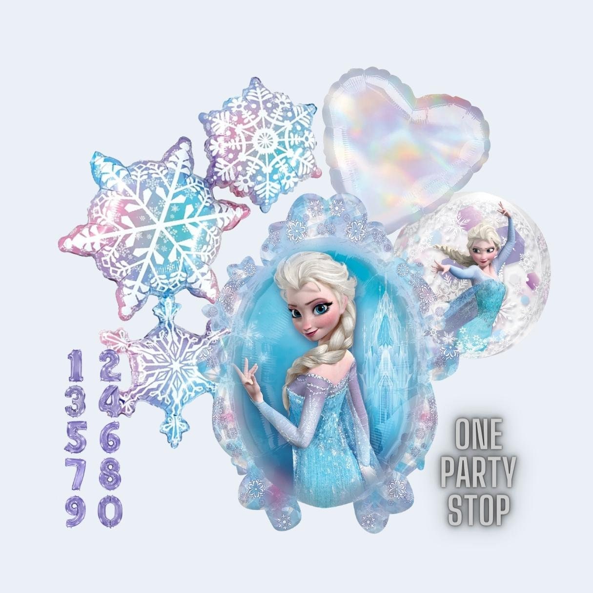 Frozen Elsa Balloon Bouquet | Frozen balloon bouquet | Frozen balloon garland | frozen balloon kit | Frozen Birthday | 3rd | 4th | 5th