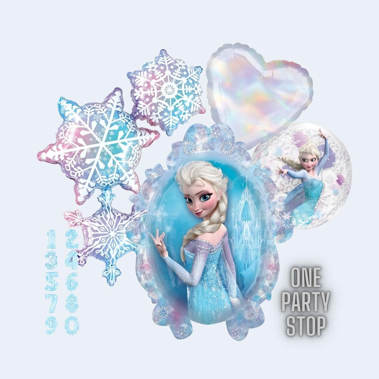 Frozen Elsa Balloon Bouquet | Frozen balloon bouquet | Frozen balloon garland | frozen balloon kit | Frozen Birthday | 3rd | 4th | 5th