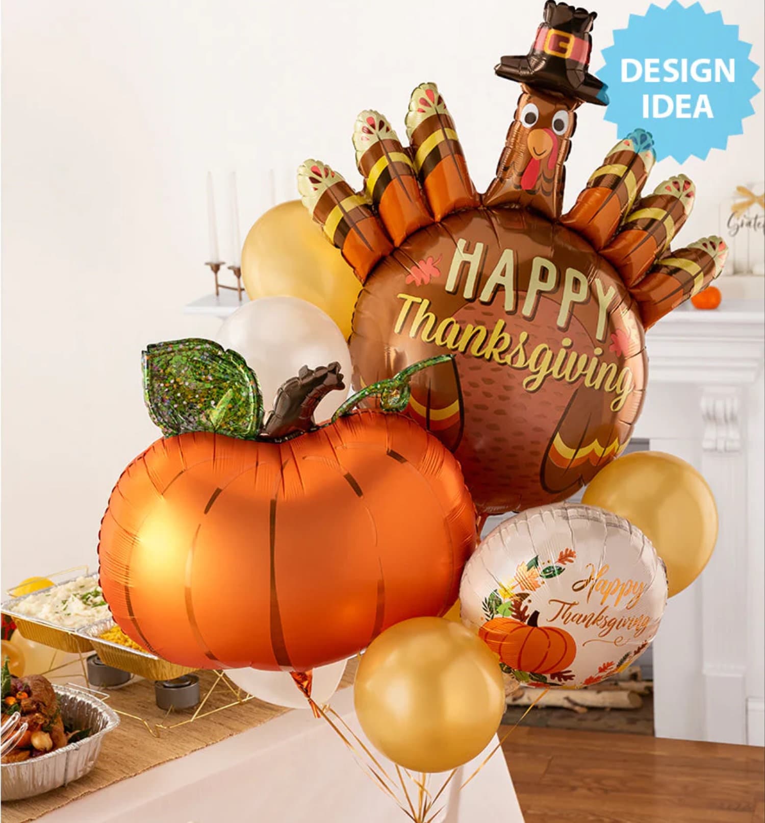Thanksgiving Balloon Bouquet | Indian Squirrel | Thanksgiving decorations | Thanksgiving Decor | Fall Decorations | Happy Thanksgiving