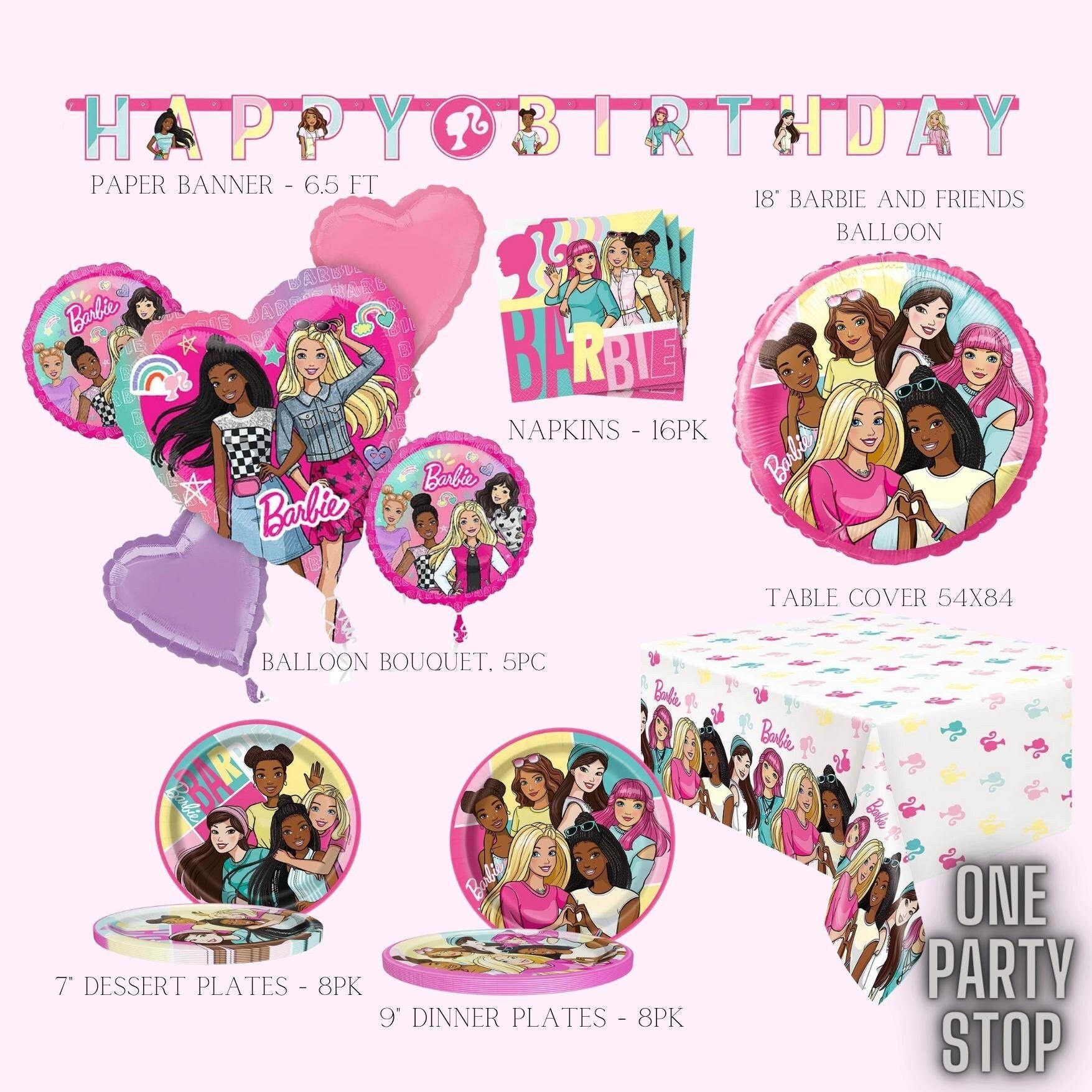 Barbie Dream Together Balloon, Anagram Licensed | Kids Barbie Barbie Balloon | Barbie Decorations | Barbie Party supplies | Barbie banner