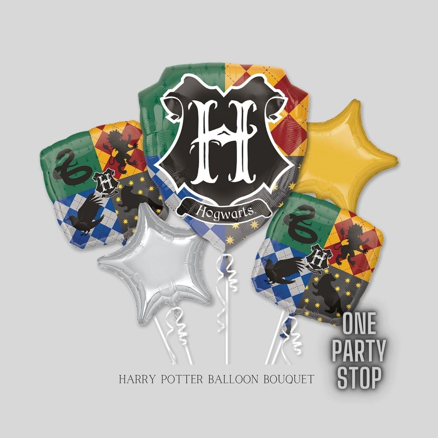 Harry Potter Hogwarts Balloons -Anagram Licensed | Harry Potter Decorations | Hogwarts balloons | Harry Potter birthday | Hogwarts | Wizard