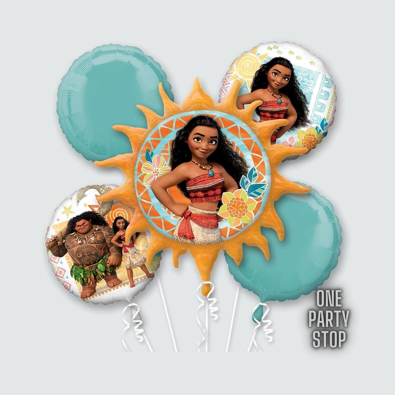 28" Moana Balloon - Anagram Licensed | Moana Birthday Balloon | Moana Decorations | Moana party supplies | Moana Birthday Decorations