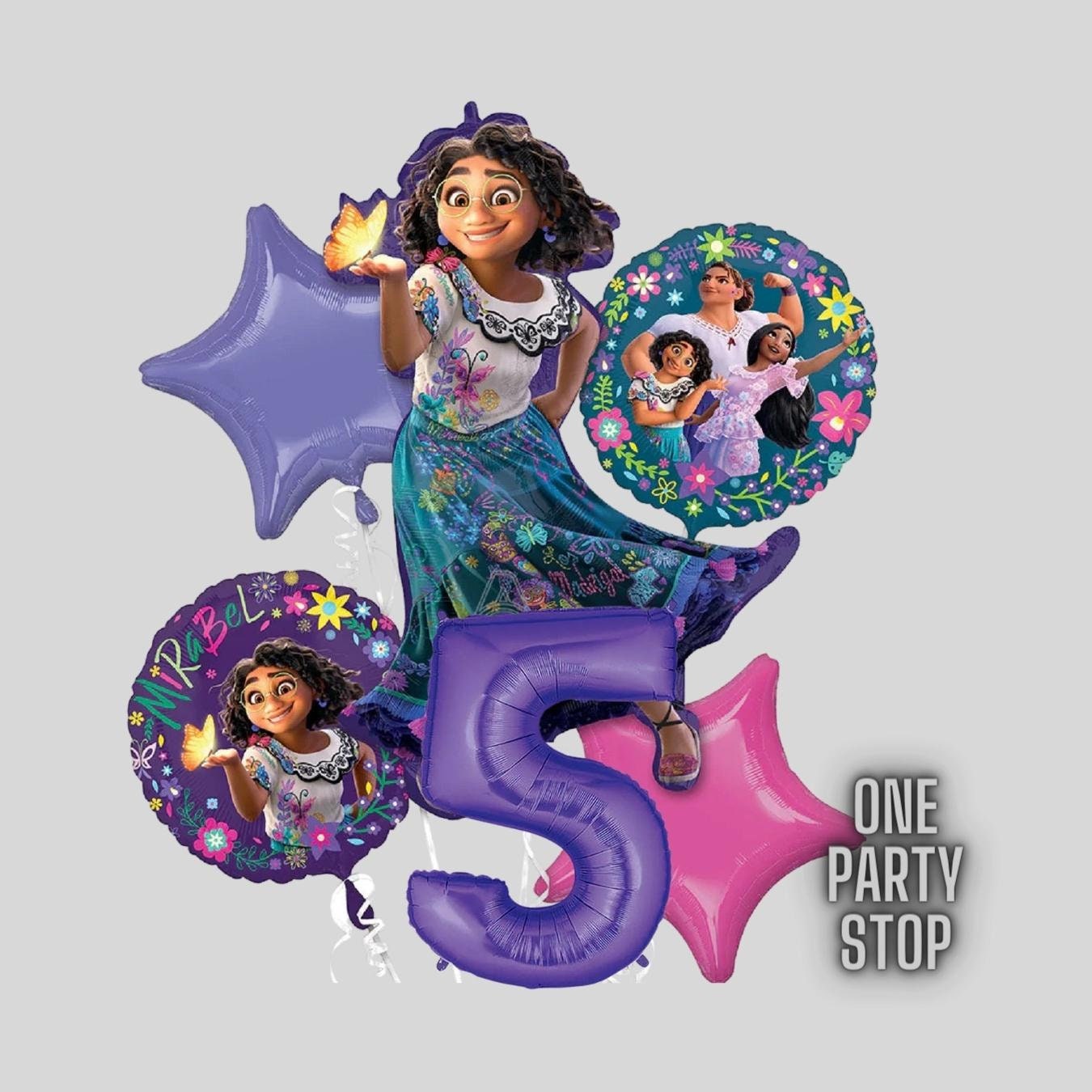 Encanto Mirabel Balloon - Anagram Licensed | Encanto Balloon Bouquet | Encanto Party Decorations | 5th | 6th | 7th | 8th | 9th birthday