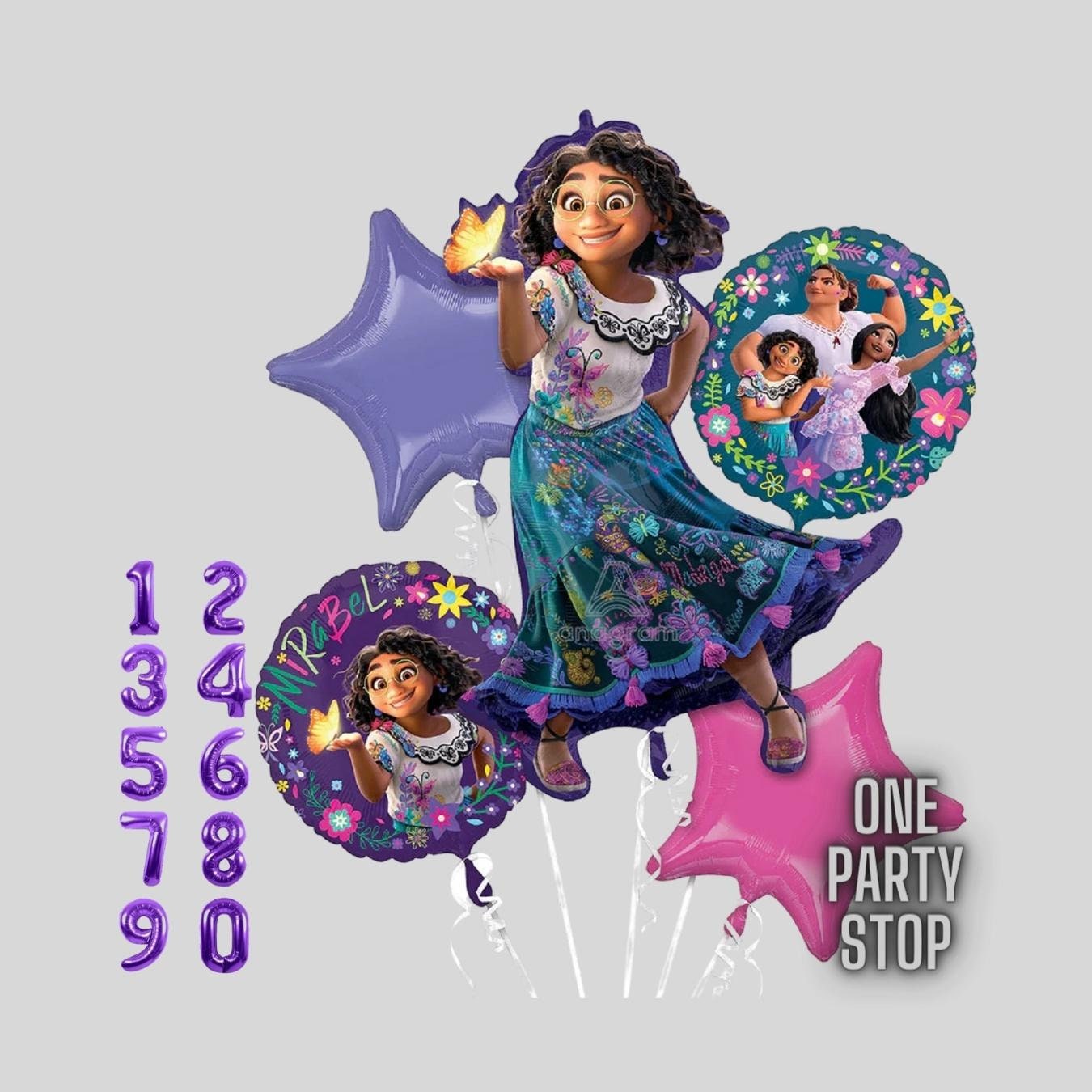 Encanto Mirabel Balloon - Anagram Licensed | Encanto Balloon Bouquet | Encanto Party Decorations | 5th | 6th | 7th | 8th | 9th birthday