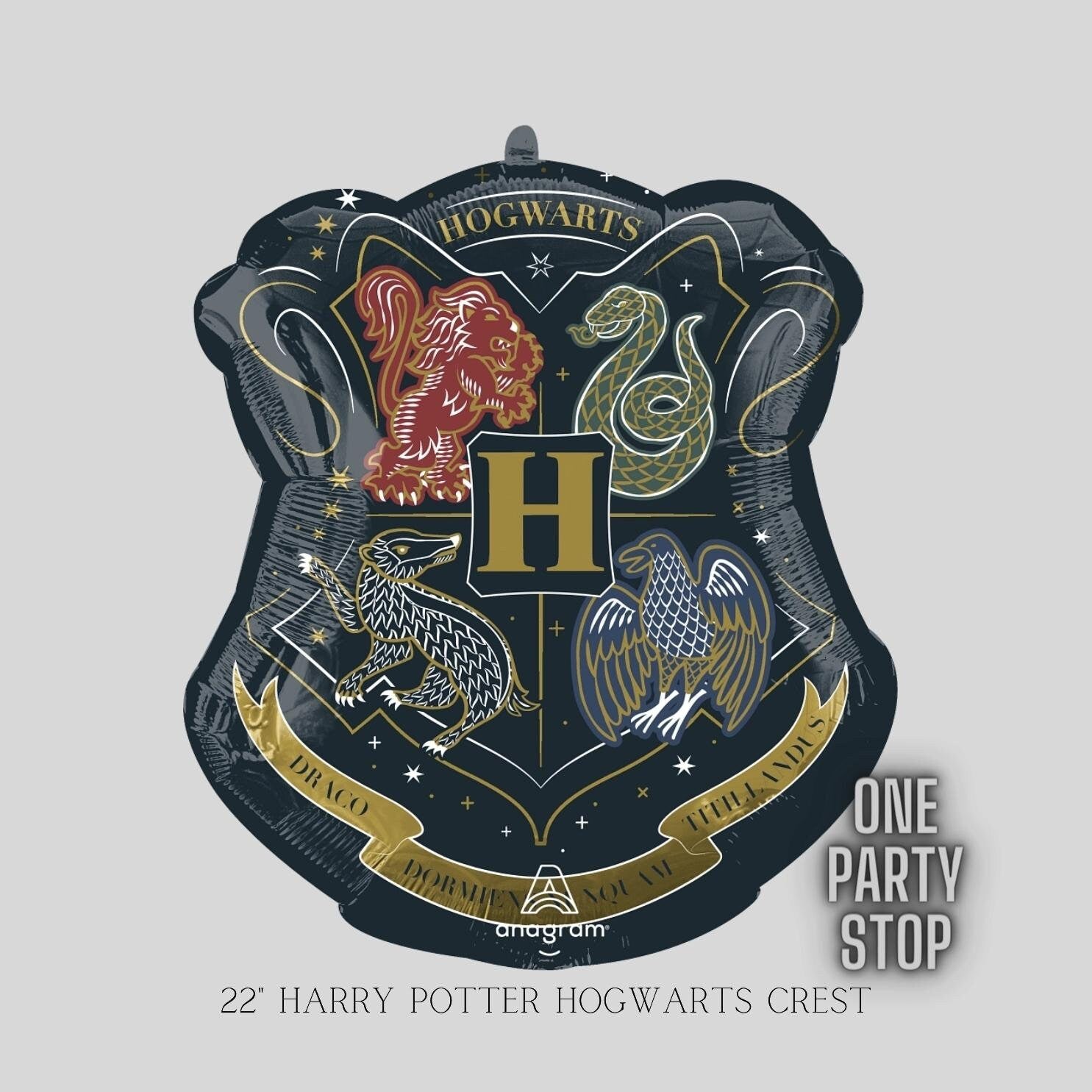 Harry Potter Hogwarts Balloons -Anagram Licensed | Harry Potter Decorations | Hogwarts balloons | Harry Potter birthday | Hogwarts | Wizard