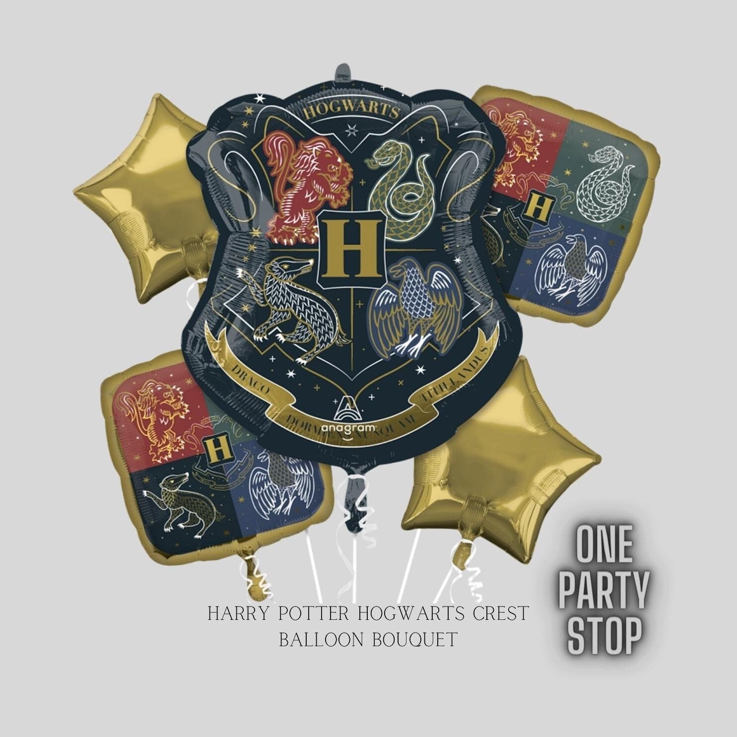 Harry Potter Hogwarts Balloons -Anagram Licensed | Harry Potter Decorations | Hogwarts balloons | Harry Potter birthday | Hogwarts | Wizard