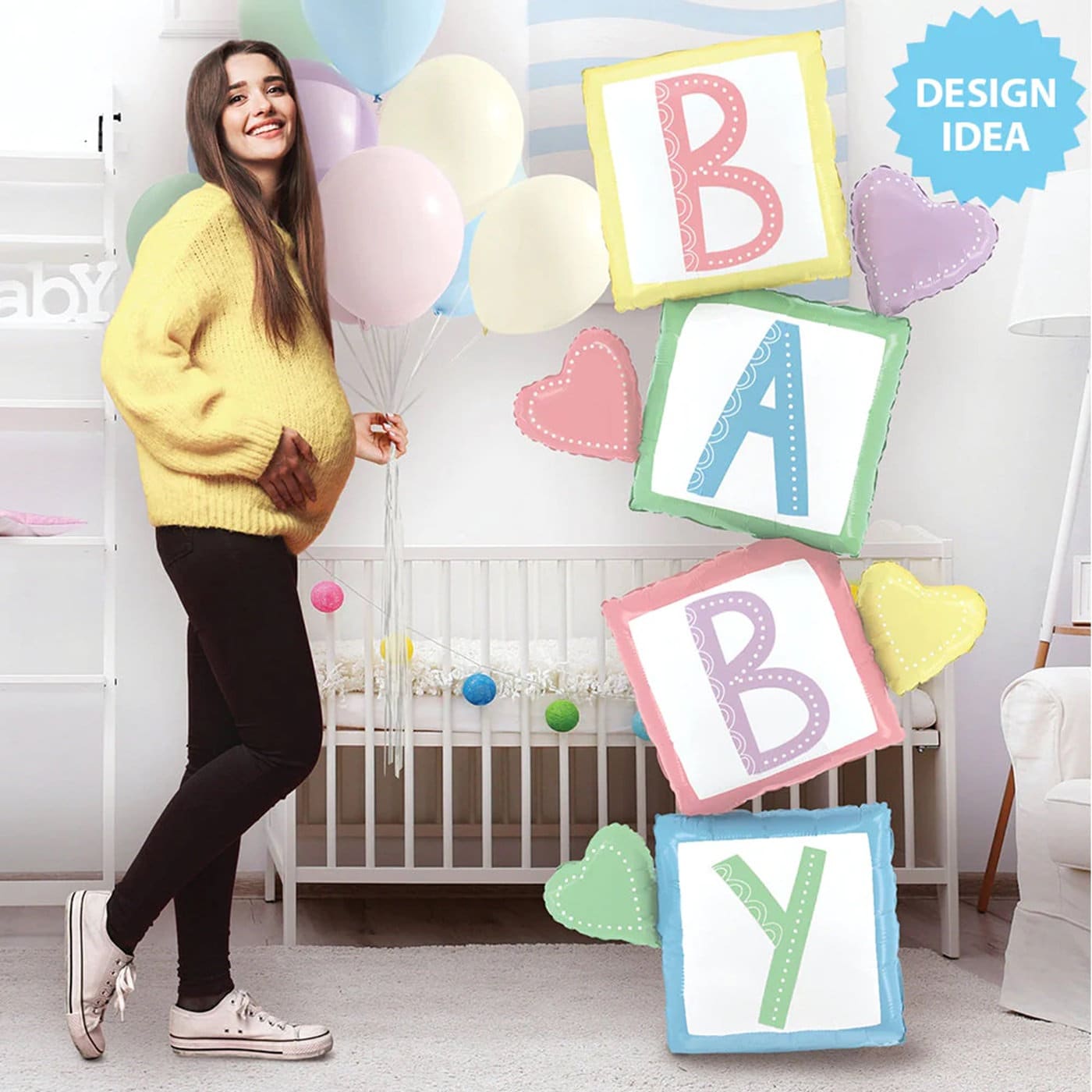 Baby Boy Baby Girl Garland balloons | Baby Shower Balloons | Baby Shower Decorations | Gender Reveal Balloons | It's a Boy or It's a Girl